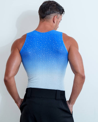 Gradient Rhinestone Tank Top