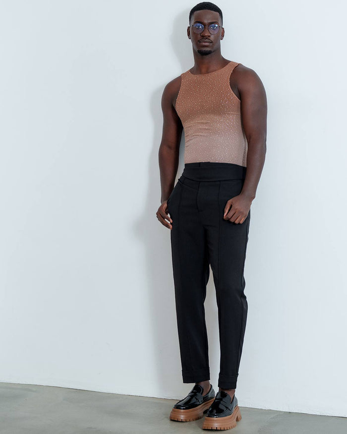 Gradient Rhinestone Tank Top