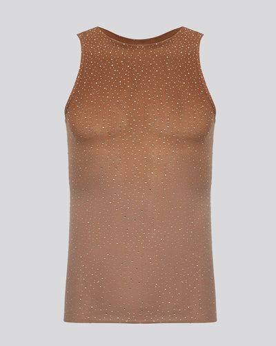 Gradient Rhinestone Tank Top