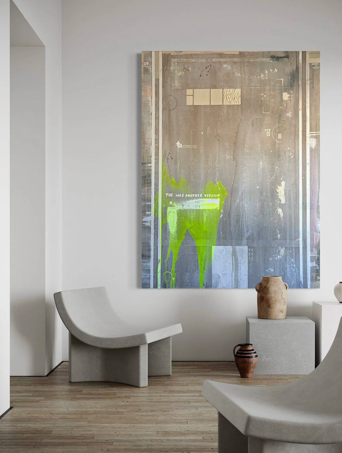 Project #02 - Concrete Taupe / Acid Lime