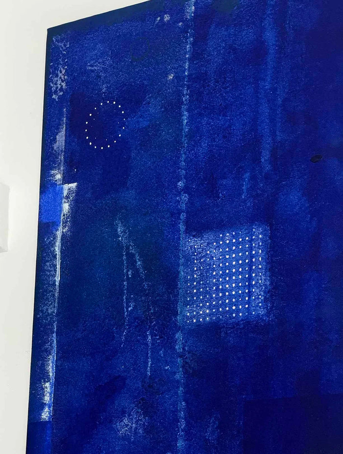 Two Silent Guardians in Deep Blue