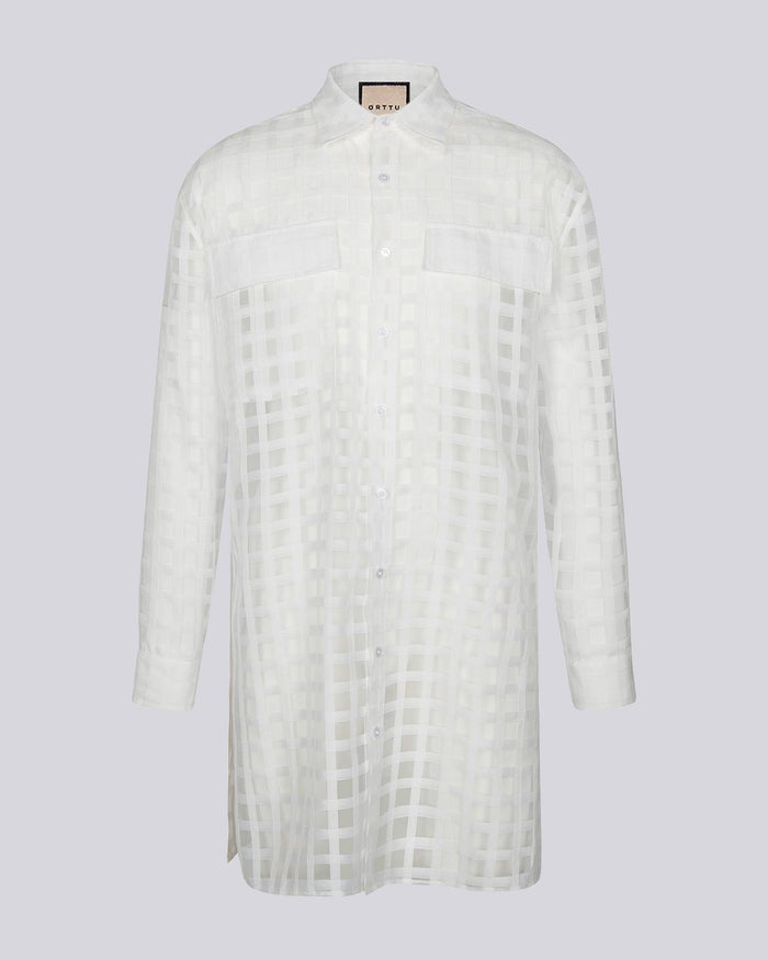 Carter Shirt Long M / White