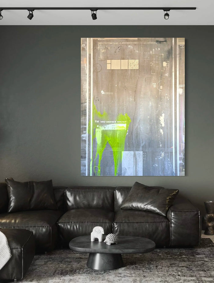 Project #02 - Concrete Taupe / Acid Lime