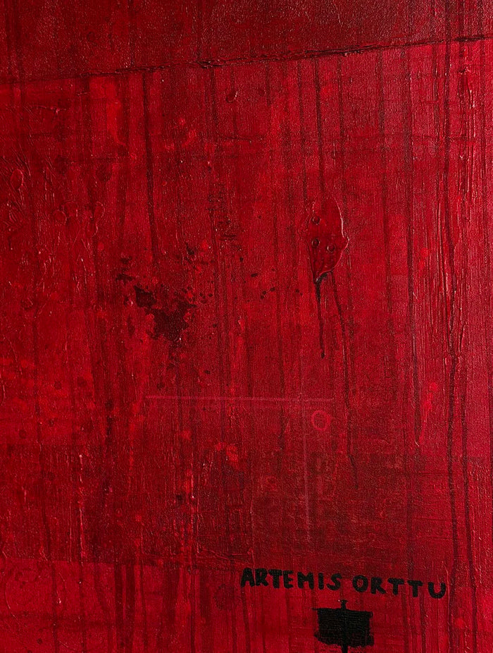 3 Silent Guardians in an Ancient Red Room