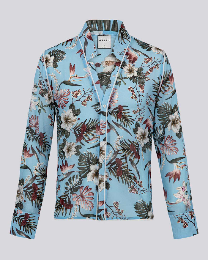 Slim Fit Star Neck Shirt