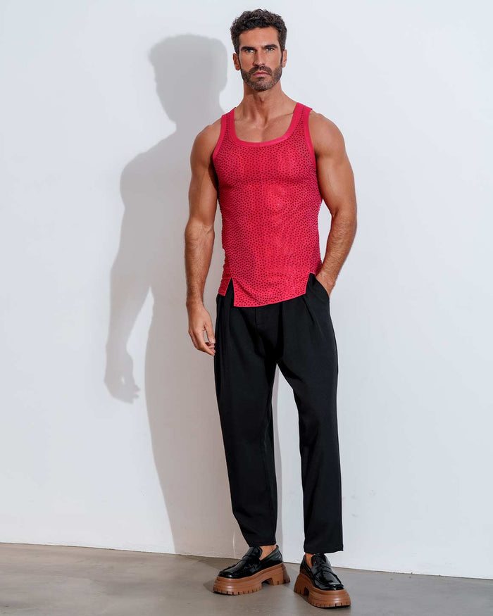 Alejandro Rhinestone Tanktop