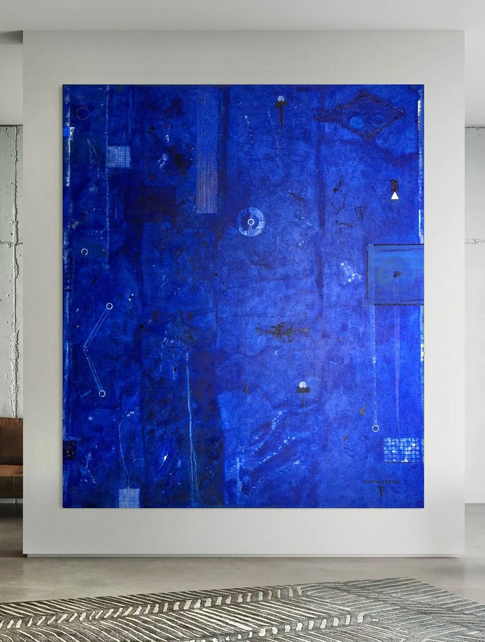 Two Silent Guardians in Deep Blue