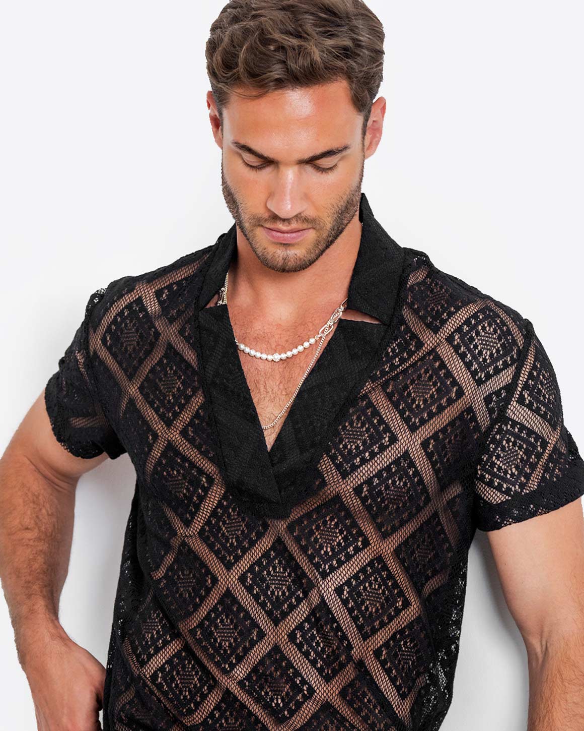 Star Neck Lace Shirt – ORTTU