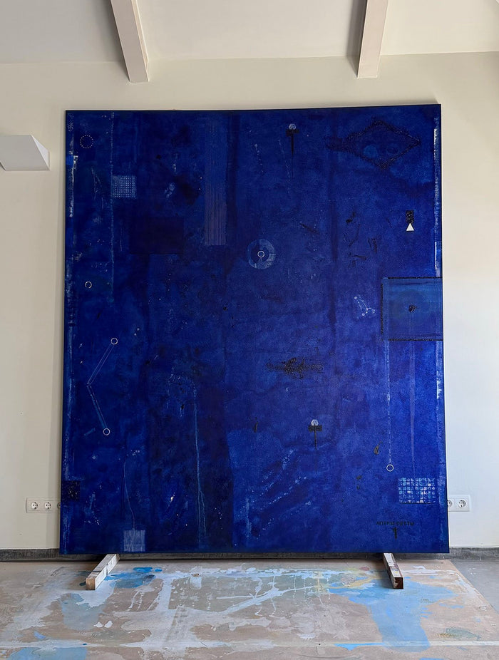 Two Silent Guardians in Deep Blue