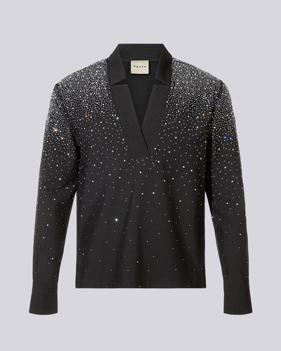 Star Neck Diamond Shirt Long Sleeve