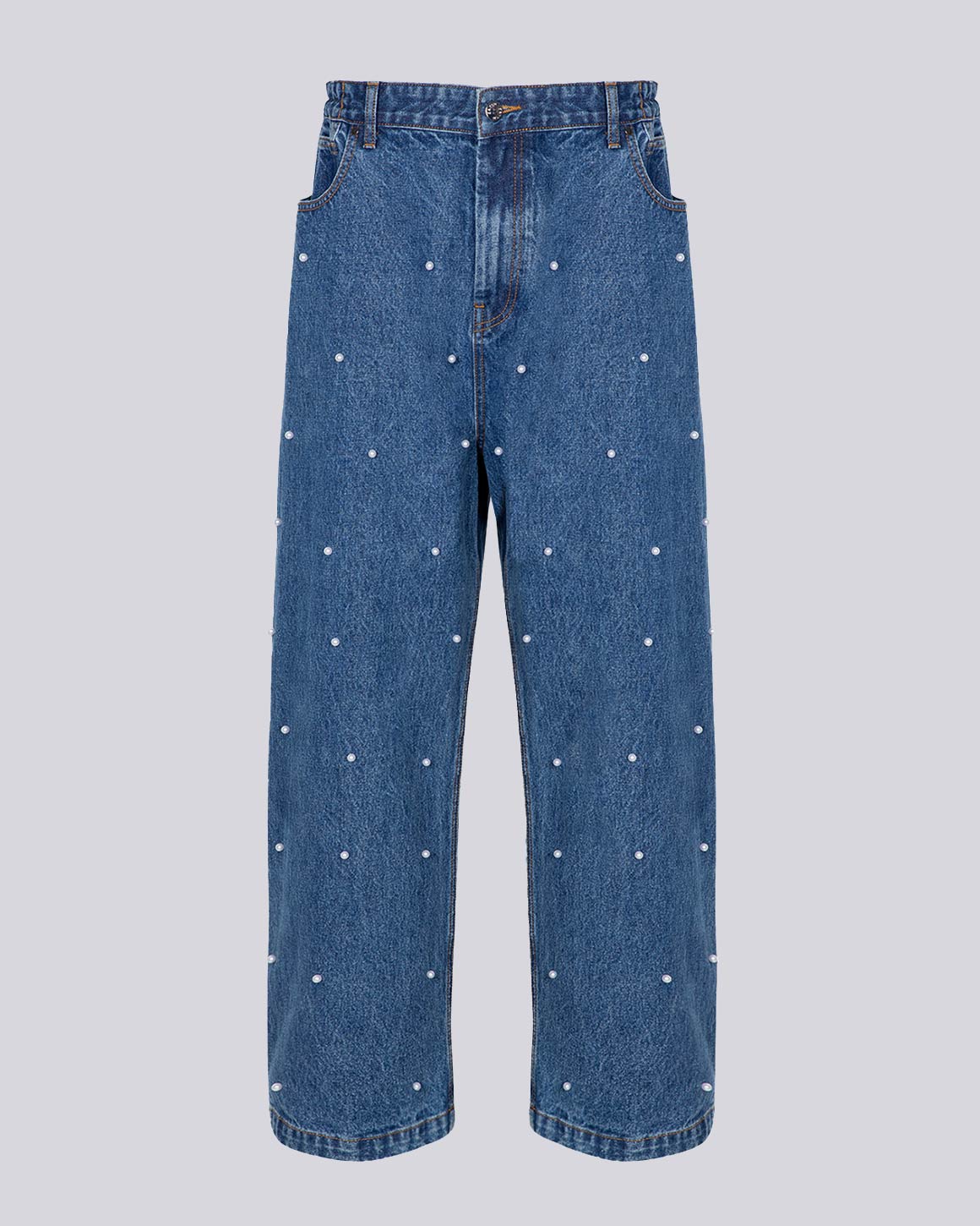 ORTTU Walker Loose Jeans Pearls S Blue