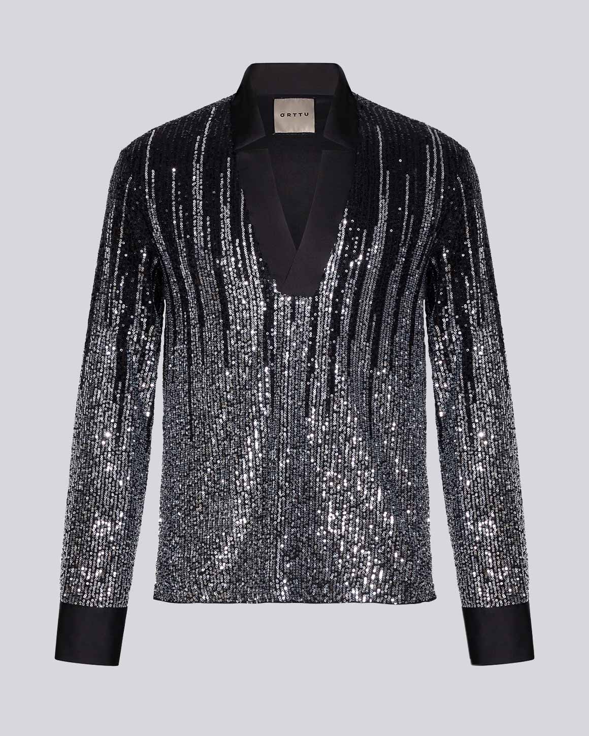 Star Neck Shirt Sequins – ORTTU