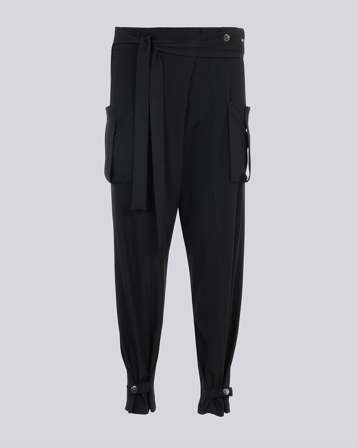 Japanese casual Cargo pants for women with a sense of small design